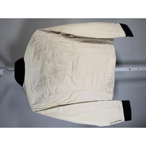 NWT G-Star RAW Arc 3D Denim Jacket PM Women’s Ecru Raw Denim Size XS - Picture 8 of 11